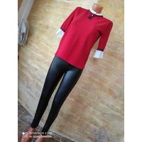 Блуза красная Koton на 46 размер, идеальное состояние, красивый рукав. Длина 61 см, ПОгруди тянется 43-51 см. Блуза интересной современной модели.