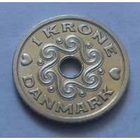 1 крона, Дания 1995 г., AU