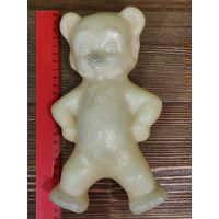 Мишка, медведь, игрушка СССР, пластмасса.