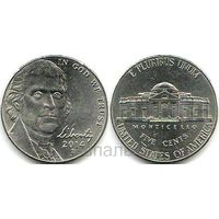 США 5 центов 2014 D