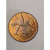 Тринед и Тобаго 1 цент 2014 года .