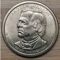 США 1 Доллар 2011. 17-й Президент - Эндрю Джонсон (P)