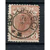 Королевство Румыния - 1900/1911 - Румынский монарх Кароль I 3B - [Mi.131] - 1 марка. Гашеная.  (Лот 66X)
