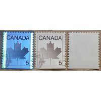 Канада 1982 Кленовый лист.  Mi-CA 819Du. 5С. Без перфорации снизу