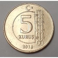 Турция 5 курушей, 2016 (15-6-19)