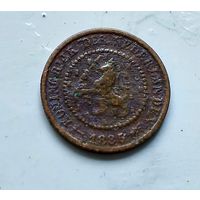 Нидерланды 1/2 цента, 1885 1-11-35