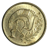 Кипр 1 цент, 1992
