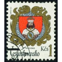 Гербы городов Чехословакия 1984 год 1 марка