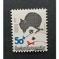 Чехословакия 1989 Юбилейные личности. 100-летие со дня рождения Чарли Чаплина   Mi:CS 2991