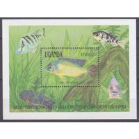 1990 Уганда 881/B128 Морская фауна 9,00 евро