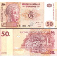 Конго 50 франков 2013 год UNC