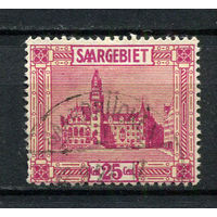 Саарская область (Французский мандат) - 1922 - Архитектура 25С - [Mi.89] - 1 марка. Гашеная.  (Лот 79DA)