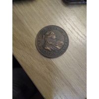 Монета 2 копейки 1740 года медь