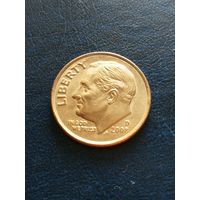 США 1 дайм (10 центов), 2008. "D" - Денвер
