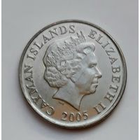 Каймановы острова. 10 центов 2005 г.