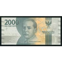 Индонезия 2000 рупий 2016 г. P155e. Серия ZMO. UNC