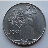 Италия 100 лир. 1976