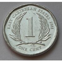 Восточные Карибы 1 цент, 2011 г.