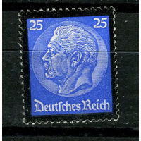 Третий Рейх - 1934 - Пауль фон Гинденбург 25Pf - [Mi.553] - 1 марка. MNH.  (Лот 23AK)