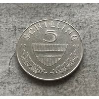 Австрия 5 шиллингов 1961 - серебро