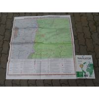 Карта " Беларусь у перыяд Першай Сусветнай  Вайны"