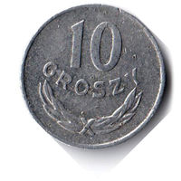 Польша. 10 грошей. 1977 г.