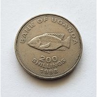 Уганда 200 шиллингов, 1998