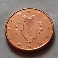 1 евроцент, Ирландия 2008 г., AU