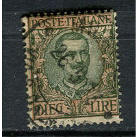 Королевство Италия - 1910 - Король Виктор Эммануил III - [Mi. 99] - полная серия - 1 марка. Гашеная.  (Лот 23AC)