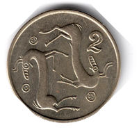 Кипр. 2 цента. 1992 г.