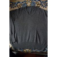 Мужской темно-серый свитер, р. 50-52, ангорка (Германия)