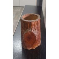 Карандашница, ваза из дерева.
