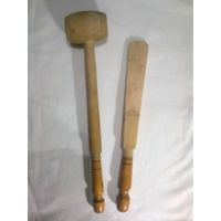 Молоток и лопатка деревянные для кухни # 2