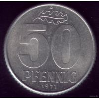 50 пфеннигов 1971 год ГДР