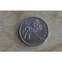 Словения 10 толаров 2001