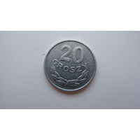 . Польша 20 грошей 1965 ( Состояние СУПЕР )