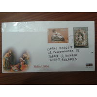 Мальта 2004 Рождество прошедшее почту