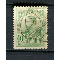 Королевство Румыния - 1908 - Король Кароль I 40B - [Mi.216] - 1 марка. Гашеная.  (LOT DX45)-T10P29