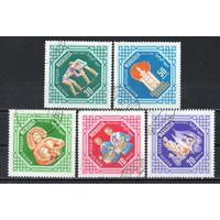40 лет пионерской организации Монголия 1965 год серия из 5 марок