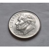 10 центов (дайм) США 2014 P, AU