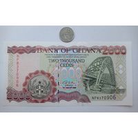 Werty71 ГАНА 2000 СЕДИ 2003 UNC банкнота