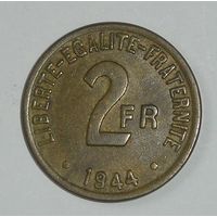 Франция 2 Франка 1942