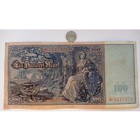 Werty71 Германия 100 больших марок 1910 банкнота Корабль