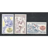 Международные зимние студенческие спортивные игры Чехословакия 1964 год серия из 3-х марок