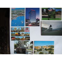 8 почтовых открыток (Будапешт, Варшава, Париж, Уппсала, Осло, Петербург, Сетиф (Алжир)-2)