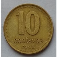 Аргентина 10 сентаво 1994 г.