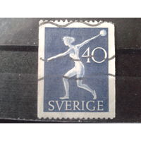 Швеция 1953 Метание ядра Михель-1,5 евро гаш