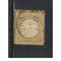 Германия Имп 1872 Герб Большой щит Зона марки Стандарт #22