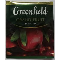 Чай Greenfield Grand Fruit (черный, гибискус, розмарин, кусочки плодов граната) 1 пакетик