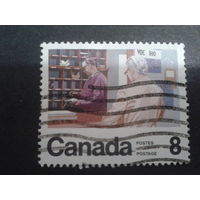 Канада 1974 100 лет канадской почте
